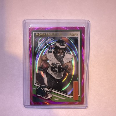 Score 2025 Saquon Barkley #61 Serial Numbered Parallel Philadelphia Eagles NFL