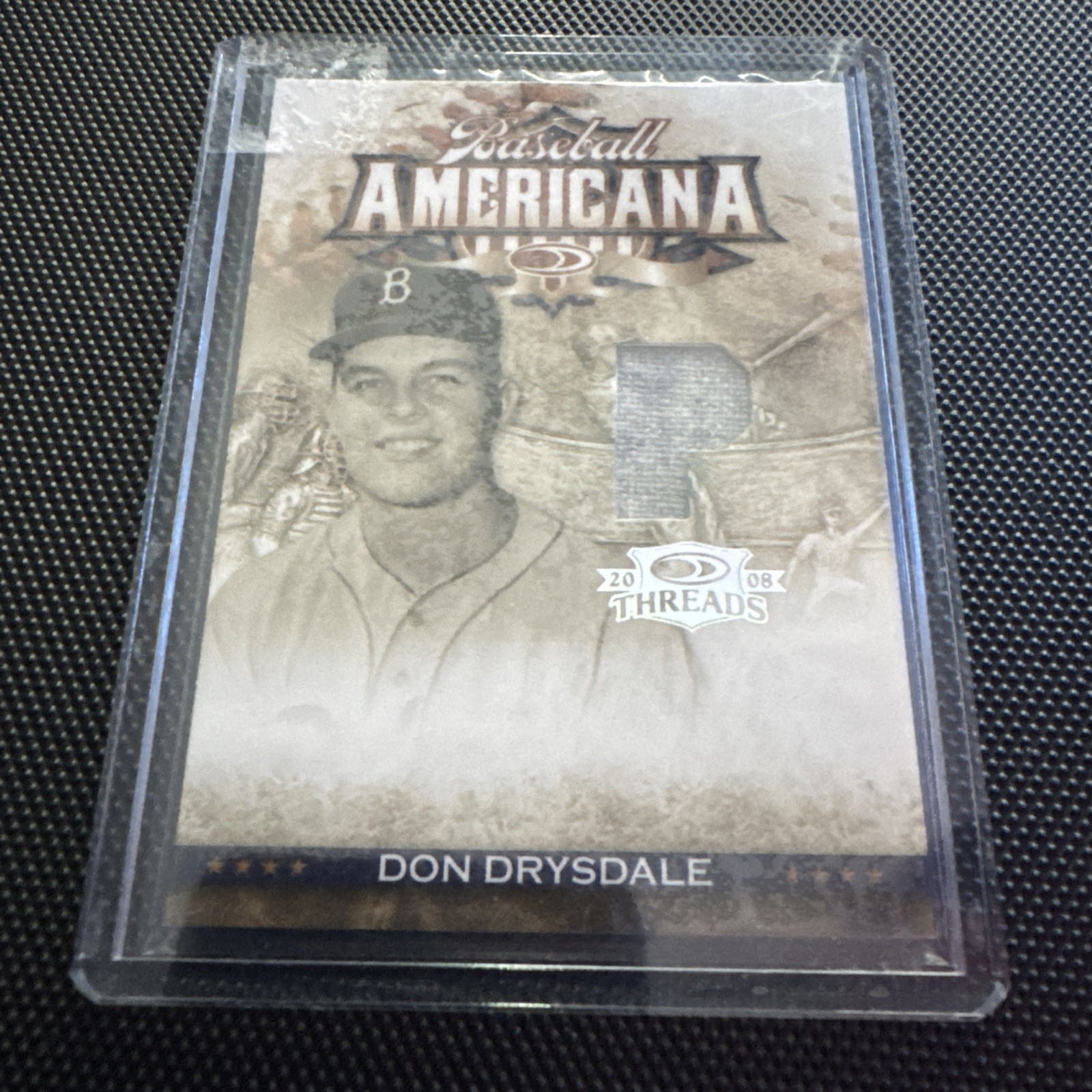 2008 Donruss Threads - Baseball Americana Don Drysdale #BA-44 /100 (MEM)