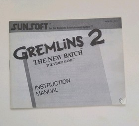 Gremlins 2 The New Batch The Video Game Nintendo NES Complete Working 1990