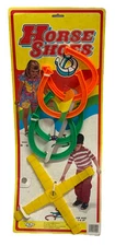 1980’s Tim Mee Processed Plastics Horse Shoes Ring Toss Rare