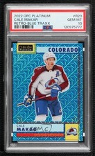 2022 O-Pee-Chee Platinum Retro Blue Traxx 102/199 Cale Makar PSA 10 GEM MT 00d2