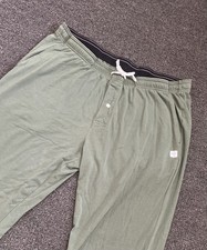Rhone Element Lounge Pajama Pants Green Mens Size XL Athleisure Cotton Stretch