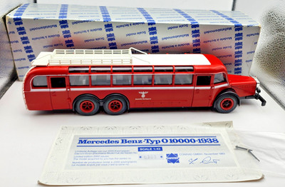 Conrad 1/43 5425  1938 Mercedes Type O 10000 German Post Bus Deutsche Reichpost