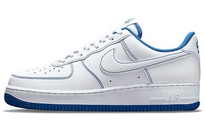 Nike Air Force 1 07 Contrast Stitch White Game Royal CV1724-101