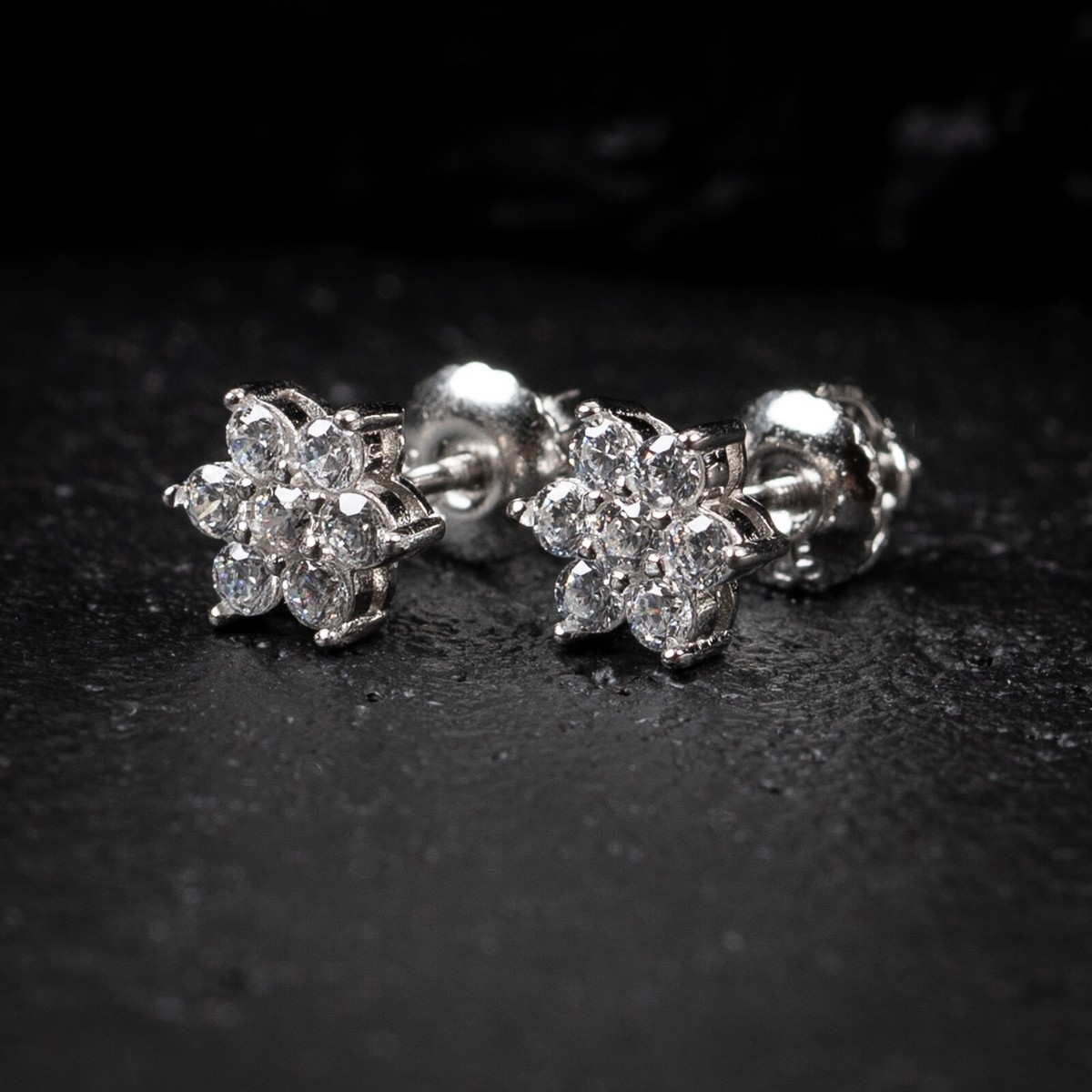 ☆HEI☆ sv925 mini cone earring HE24SPESG684XXFR STACKED MINI HOOP EARRINGS - SILVER | COS