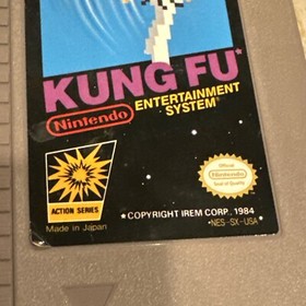 Nintendo NES Kung Fu loose cart /tested authentic 3 screw version gUC