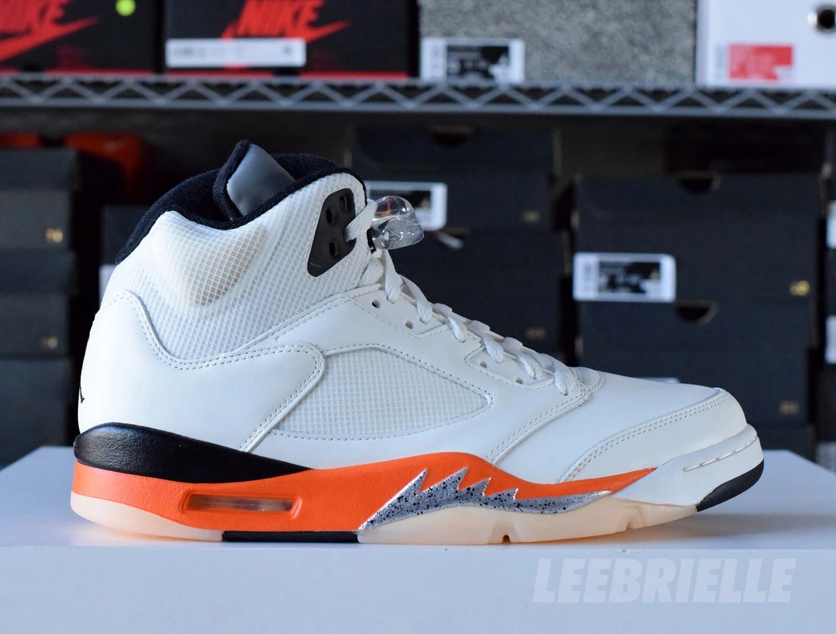 Jordan 5 sail orange sale