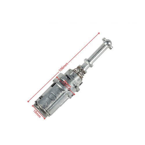 9170T9 Front Left Door Lock Barrel Silver with Keys Fit For Citroen C2 C3 - Picture 5 of 5