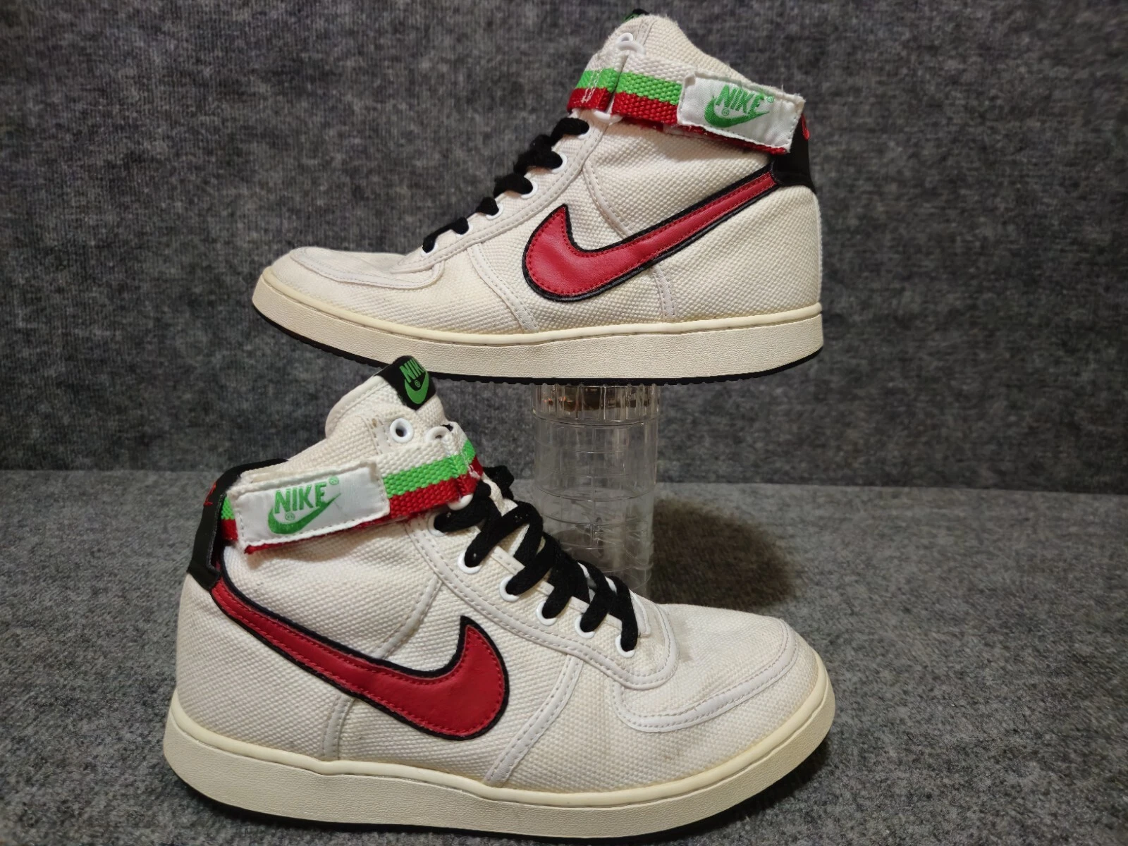 Nike Vandal High Supreme Blanc Varsity Rouge Vert Noir Taille 10