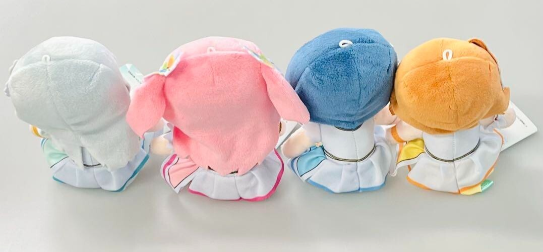 Project Sekai Movie MORE MORE JUMP Fuwapuchi Mini Plush Doll Set 4