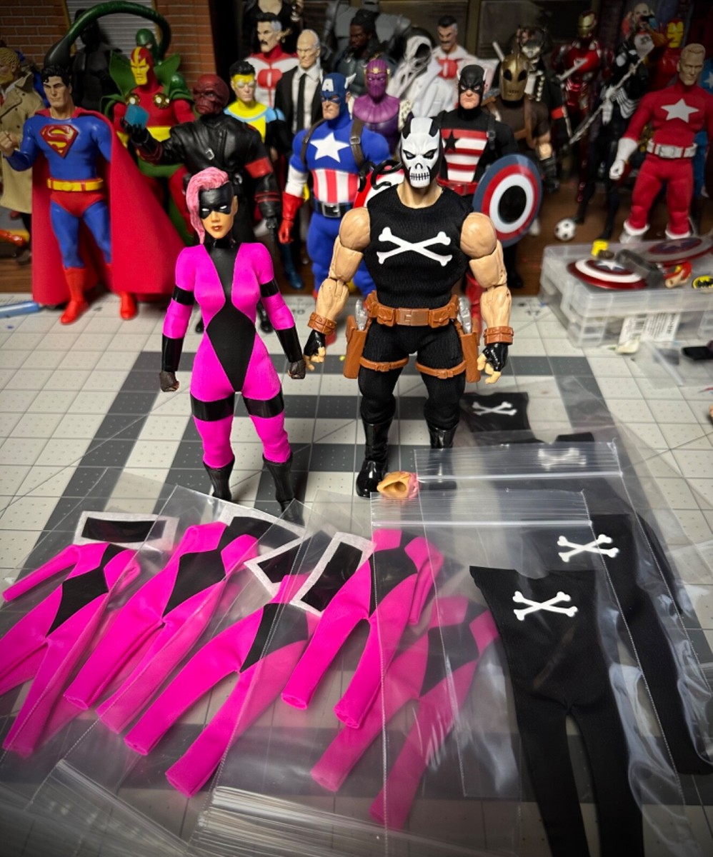 Mezco one 12 marvel legends dimondback- crossbones suits only | eBay
