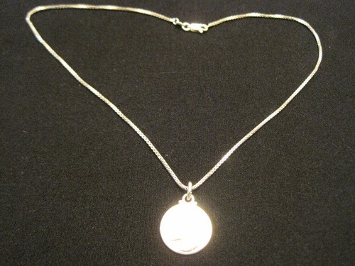 Vintage Sterling Silver Medallic Art Co. NY Padre Pio Pendant Necklace RARE - 第 3/7 張圖片