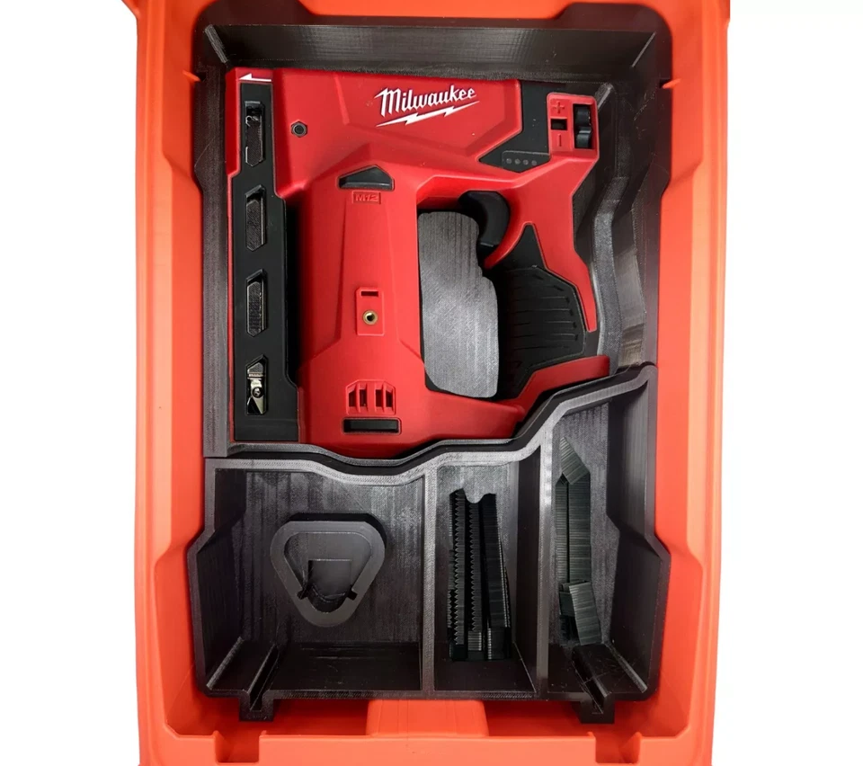 Packout Compact Insert For Milwaukee M12 Stapler Compact Organizer Tool H - Image 3 of 4