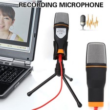 3.5mm Handheld/Desktop Wired Microphone Cardioid Dynamic Vocal Mic Singing Amp
