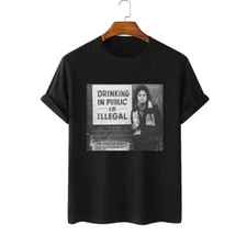 Billy Joel Drinking In Public Is Illegal Unisex Cotton Shirt S-234XL