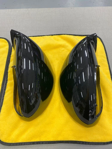 OEM Porsche 911 991 Mirror Caps A2727335 C9Z A2727336 C9Z Basalt Black Metallic