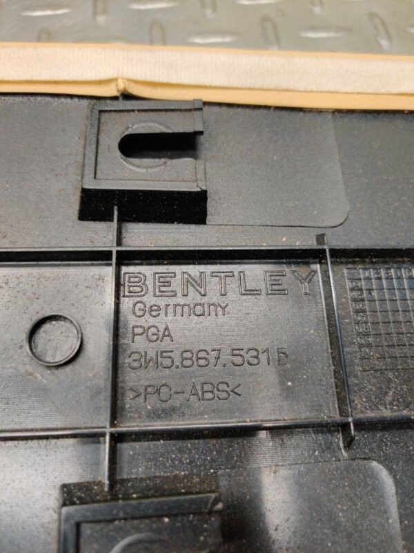 05 06 07 08 Bentley Continental Flying Spur Upper Roof Headliner Trim Panel OEM