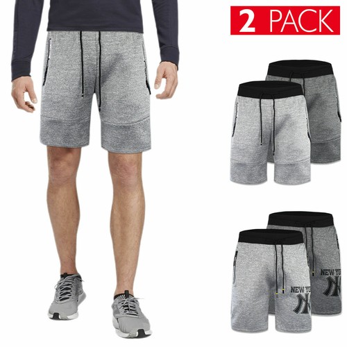2 Pack Bermuda Uomo Cotone Pantaloncino Corto Palestra Sportivo Shorts  Veque | eBay
