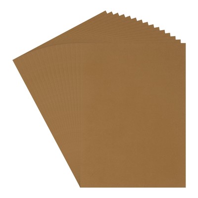 60 Sheets Coffee Cardstock 20'' x 15'' Card Stock Printer Paper for DIY Arts