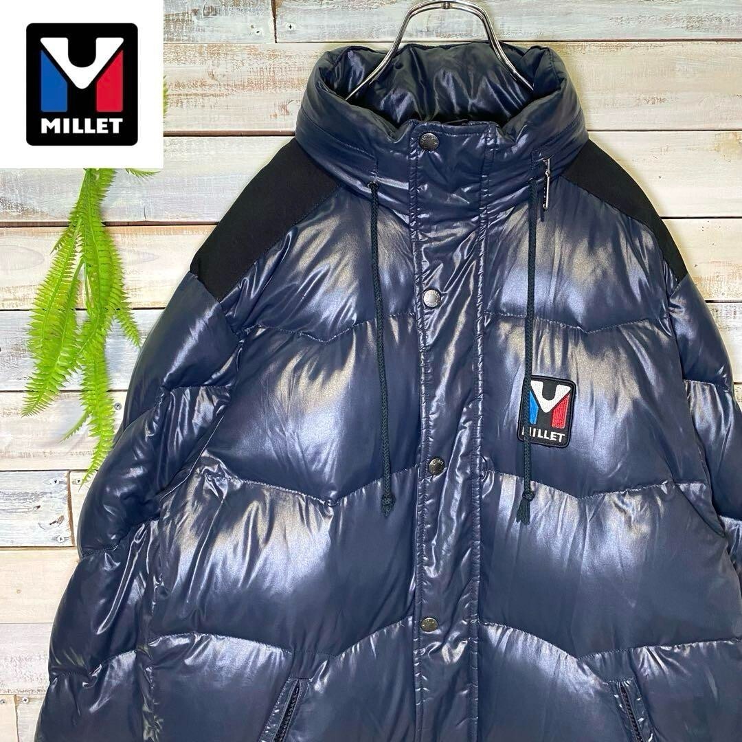 Millet Retro Down Jacket Old Logo Navy Size US S Used | eBay