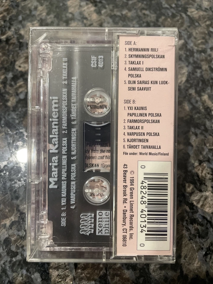 NEW! Sealed! Maria Kalaniemi - Maria Kalaniemi - Audio Cassette Tape (1994) - Image 2 of 4
