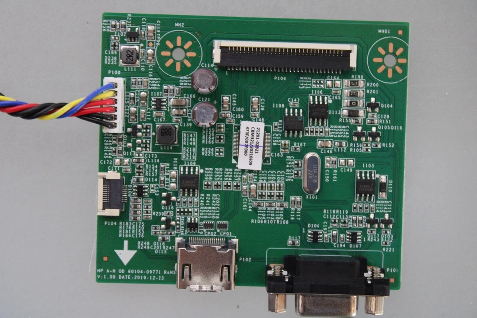 Mainboard-HP V24i Monitor 23.8" FHD 1920x1080 IPS-Panel HDMI VGA max. 60Hz 5ms - Bild 3 von 4