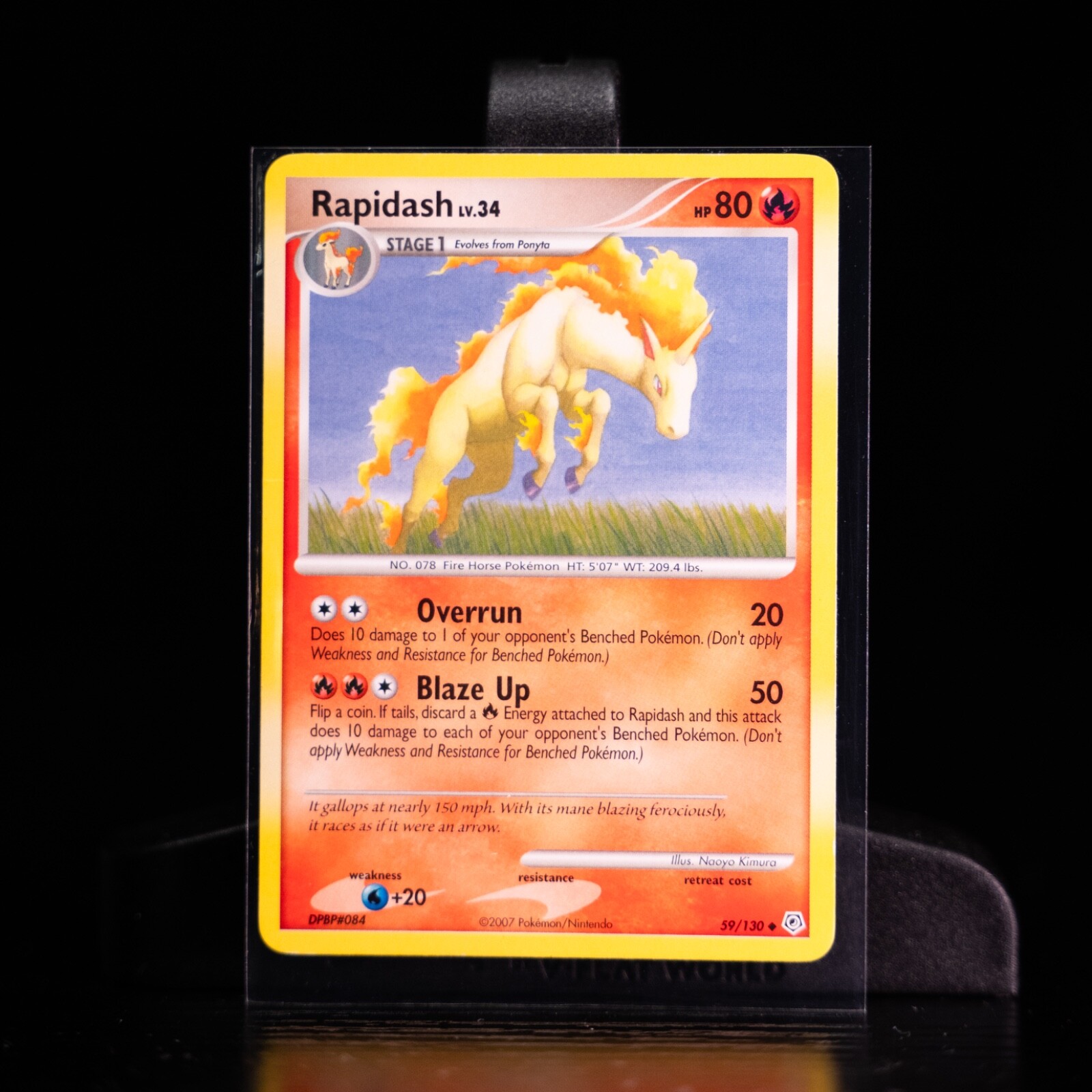 LP - Pokémon TCG Rapidash 59/130 Diamond and Pearl Regular