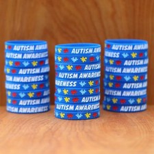 200 Autism Awareness and Support Wristbands - For Schools, Fundraisers, Groups
