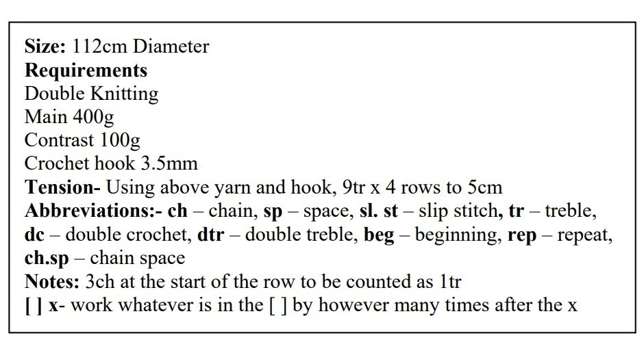 Crochet Pattern for Beautiful Babies  Christening Shawl - CP97 - Image 3 of 4