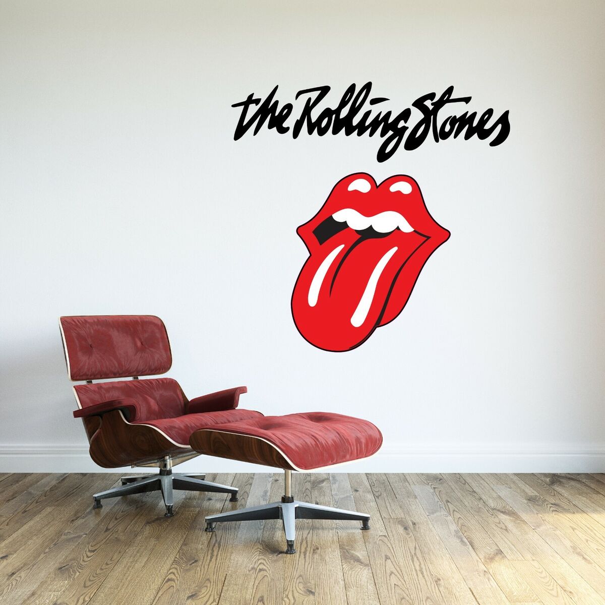 Rolling Stones Logo Wall Decal Rock Band Wall Art Rock Roll Vinyl