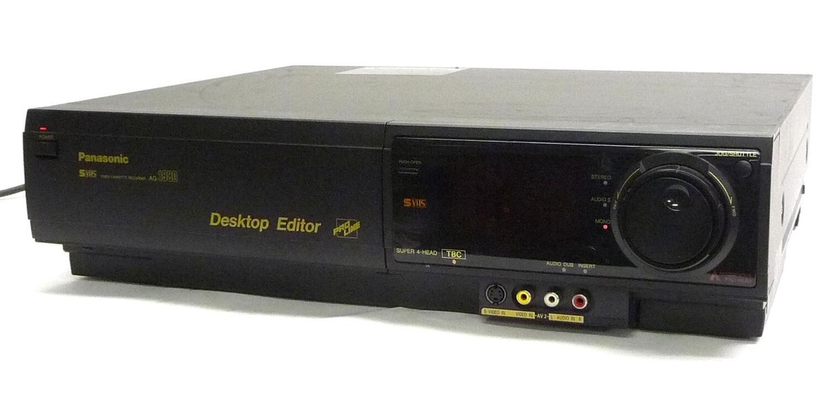 Panasonic AG-1980 S-VHS SVHS Super VHS Player Recorder Deck PRO