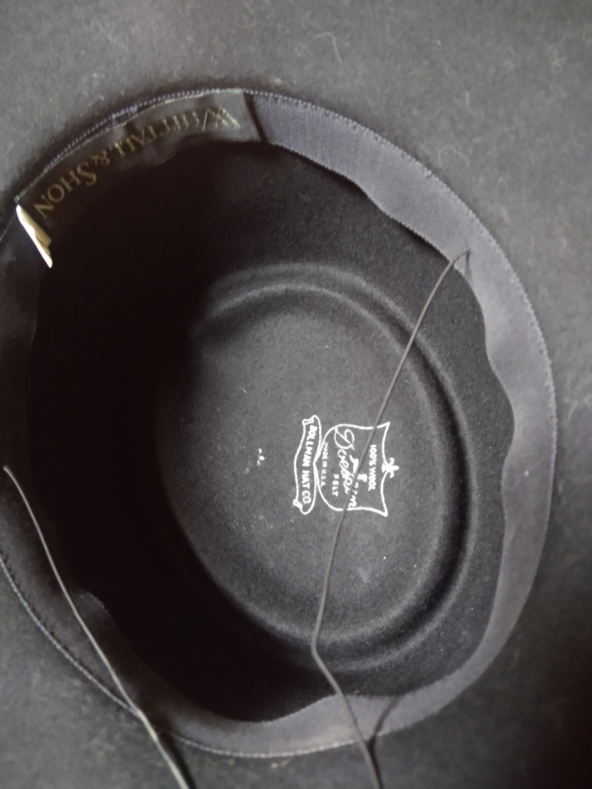 Whittall & Shon Felted Wool Embellished Hat Made in USA Whittall and Shon Church Hats - Etsy main image 2