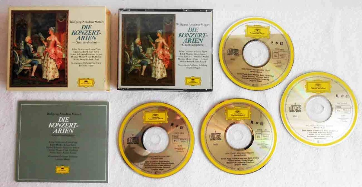 4CD Mozart - Die Konzert Arien Gesamtaufnahme (DGG) Japan | eBay.de