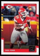 Dee Ford 2017 Donruss Press Proof Blue Kansas City Chiefs NFL Football