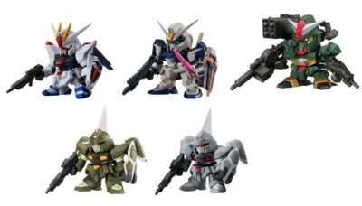 Gundam F Gashapon Senshi Forte Vol 8 Complete Set of 5