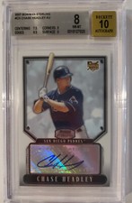2007 Bowman Sterling Chase Headley Auto BGS 8.0 auto 10 #BS-CH
