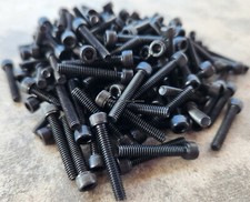 100 - 1" 8-32 Black Hex Cap Screws Tattoo Machine Parts Forward Tattoo USA New