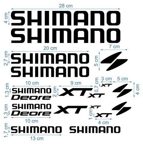 Shimano Die-Cut Decals Stickers Bicycle Autocollant Aufkleber Adesivi /618 - Bild 1 von 2