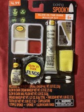 Halloween Makeup Kit Looking Spooky Glow In The Dark Grease Makeup Fangs