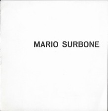 Mario SURBONE depliant prima mostra personale, Galleria Il Canale, Venezia 1962