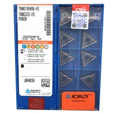 KORLOY TNMG160408-HS PC9030  Carbide Inserts CNC TOOL ✦Kd