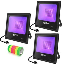 Halloween UV LED Blacklights 80W 100W 150W Party Floodlight Christmas Glow Party