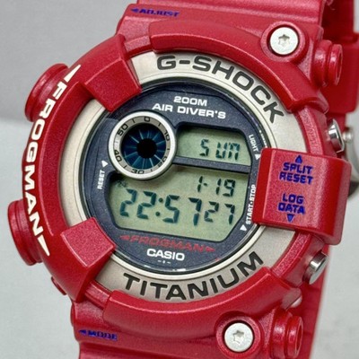 CASIO G-SHOCK FROGMAN limited DW-8201GF red Resin Solar Digital