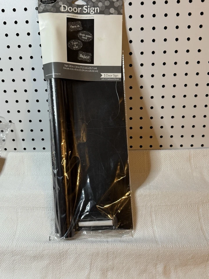 💜 Blank Door Signs Party Decoration Party Supply Black Chalkboard Blank Decal - Image 2 of 4