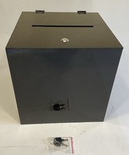 Acrylic Donation Box, 12" X 12" X 12" Ballot Box with Lock  2 Keys - REPAIRED