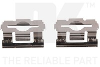 Nk ZubehöRsatz, Scheibenbremsbelag 7923657 FüR CitroËN Fiat Iveco