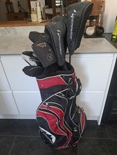 STUNNING FULL SET OF SENIOR WEDGEWOOD IRON HYBRID SERIES GOLF CLUBS, LEFT HANDED