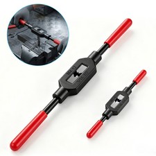 2Pcs Adjustable Tap Wrench Set M1-M12 1/16"-1/2" Tap Handle Reamer Thread Tool