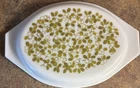 Pyrex Oval Verde Green Olives Lid Cover ONLY #945C Vintage