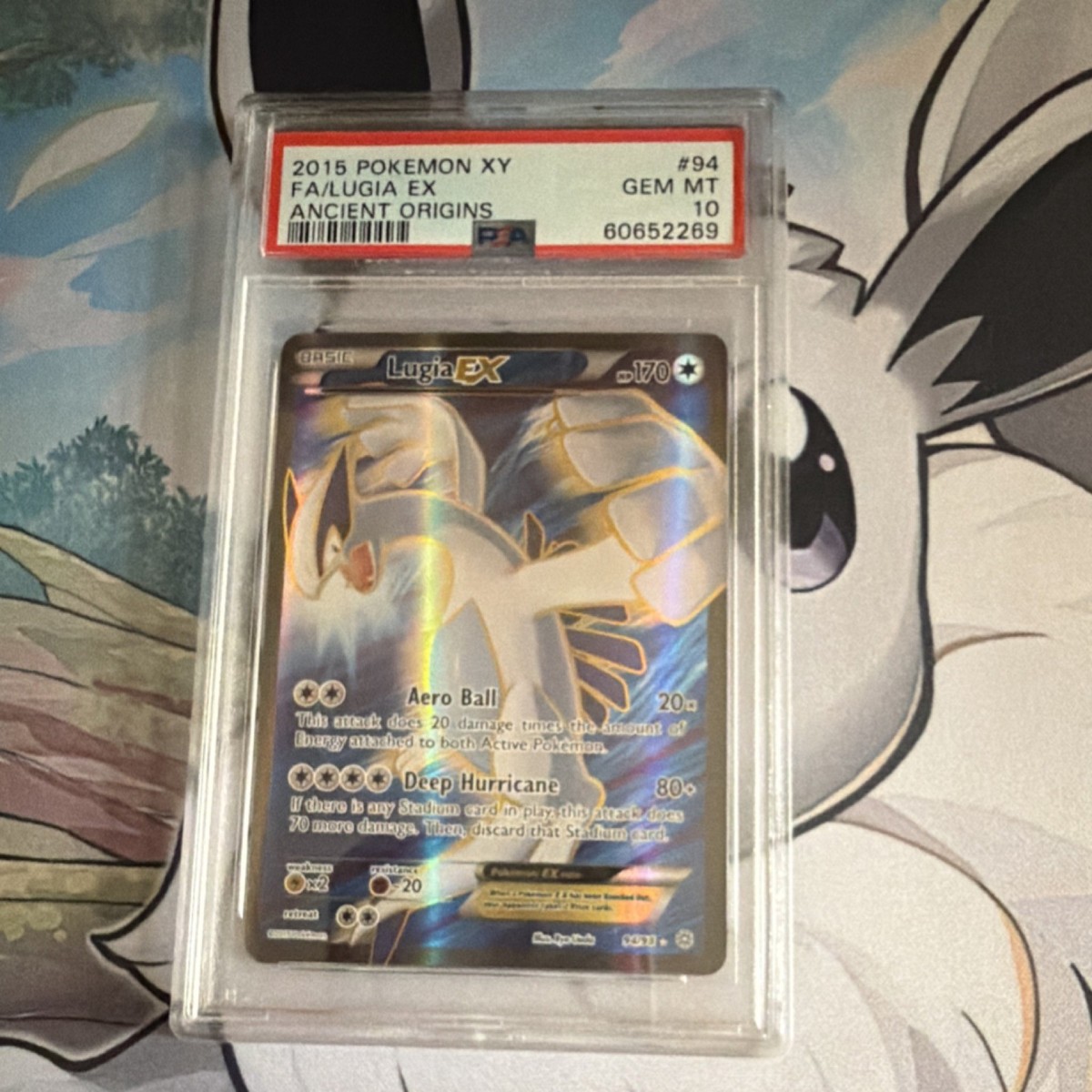 pokemon card lugia ex full art - 017/034 CLV the trusted official grading guarantees its condition Lugia Ex Full Art Plasma